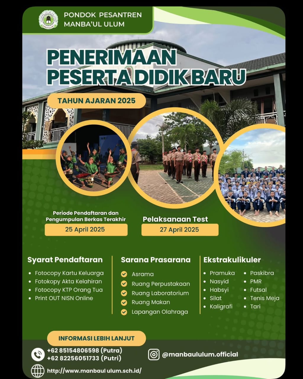 Penerimaan Santri Baru TA. 2025/2026